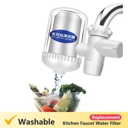Filtru de apă de la robinet Robinet de bucătărie de schimb lavabil Filtru de lungă durată Purificator de apă Filtru de robinet Clor