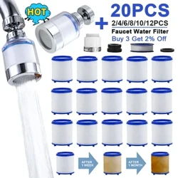 Faucet Uisce Glan Scagaire Purifier Scagairí Splash Rothlach 360 Céim Adaptor Faucet Frith-splash do Seomra Folctha Cistine Teaghlaigh