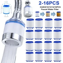 Jaucējkrāna filtru komplekts Ūdens attīrītājs Filtrs Dušas Filtra elements Jaucējkrāns PP Kokvilna Noņem Hloru Smagais Metāls Filtrēts Vannas istabai