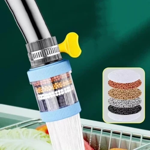 6-papa ka wai kānana paʻi hoʻomaʻemaʻe no ka faucet kitchen Accesories Mixer Aerator Bathroom Faucet Nozzle Water Filtration System