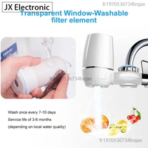 Hidlydd Faucet ar gyfer Sinc Cegin System Hidlo Mount Water Faucet ar gyfer Purifier Dŵr Tap 2 Dull Lleihau Clorin Metel Caled