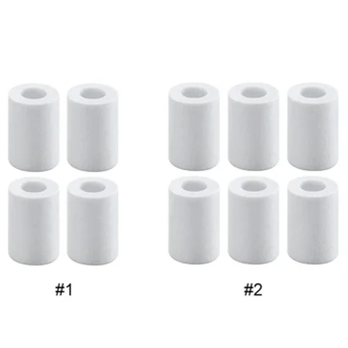 4/6 Stéck Duschfilter PP Koteng Krunn Waasser Clean Filter Ersatz Bad Duschfilter Haushalt Mini Buedzëmmer Accessoiren