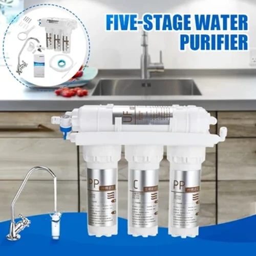 Jauna tipa 3+2 ultrafiltrācijas tiešā dzeramā ūdens filtrēšanas sistēma mājsaimniecības virtuves krāna ūdens filtru komplektam