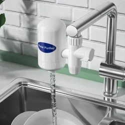 Filtre à eau du robinet, remplacement lavable, robinet de cuisine, filtre longue durée, purificateur d'eau, filtre du robinet