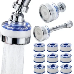 Scagairí Faucet Mount Doirteal Brúigh Scagaire Uisce Faucet Folctha Uilíoch Ceanglóir Faucet Cruthúnas Splash do Chistin Seomra Folctha Baile