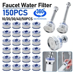 Hidlydd dŵr faucet cegin 360° Hidlydd sinc sinc dan bwysedd Hidlo dŵr Faucet cyffredinol Aerator Ystafell Ymolchi Affeithwyr