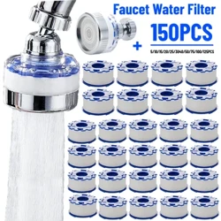 Mutfak Musluk Su Filtresi Banyo Duş Mutfak 360° Musluk Suyu Arıtma Su Arıtma Ağır Metal Kirliliğini Giderin