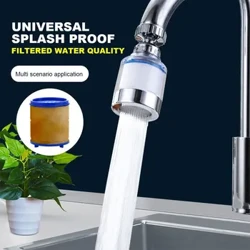 360 Degree Rotating Splash Filters Faucet Adapter para sa Household Kitchen Banyo Water Saving Anti-splash Faucet Water Purifier