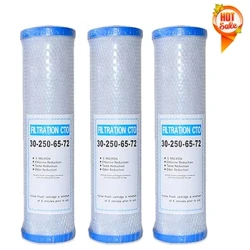 Universal Water Filter Activated Cartridge Filter 10 Inch Cto Block Filter Carbon Element Καθαριστής νερού Δωρεάν αποστολή