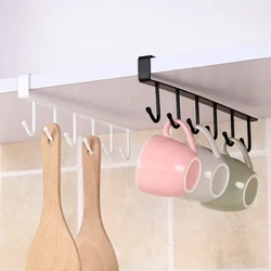 6 Móc Sắt Xả Kho Tủ Quần Áo Tủ Kim Loại Dưới Kệ Cốc Cốc Móc Treo Phòng Tắm Nhà Bếp Nhà Tổ Chức Giá Treo
