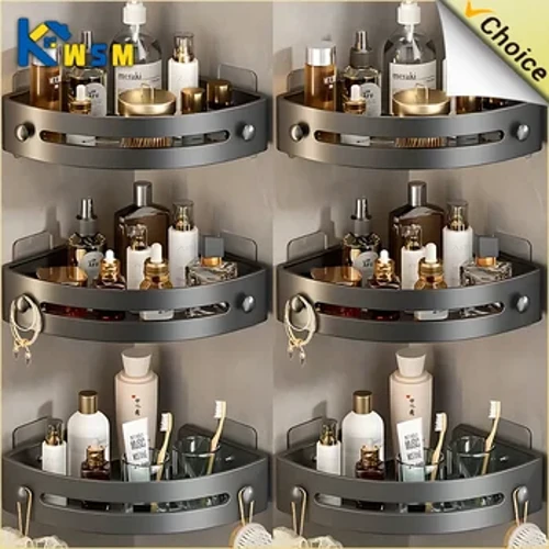 2PCS hammam tekjeleri Aşhana ammary gurnaýjy Plastik şampun raf duş duş tekjesi hammam esbaplary Buraw tekjesi ýok