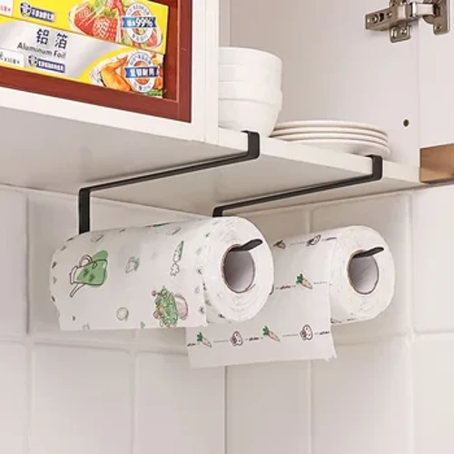 I-Creative Perforation-free Hanging Storage Rack Ikhishi Lephepha Le Rack yeKhabhinethi yephepha leRakhi yePlastiki Ukugoqa Ukusabalalisa Isakhiwo