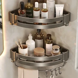 1/2PCS Badkamer Plank Keuken Organizer Aluminium Shampoo Rek Douche Plank Badkamer Accessoires Geen Boor Plank
