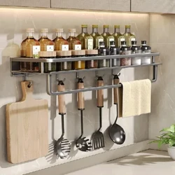 Sbeis, Trefnydd Condiment Ffermdy Hongian Cabinet, Silff Wal Hyblyg Storio Cegin, Perffaith ar gyfer Storio Eitem Cegin