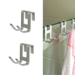 Porta asciugamani Porta asciugamani da cucina Ganci porta asciugamani Porta asciugamani doppio senza tracce Organizzatore da bagno Accessori da bagno