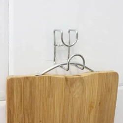 Gancio per lavabo in acciaio inossidabile Porta asciugamani da cucina Scaffale multifunzionale Scaffale per strofinacci per armadio da cucina