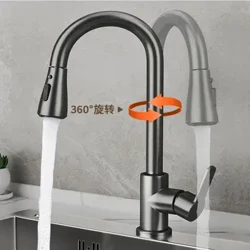 Kéo vòi bếp nước nóng lạnh hai mục đích vòi chống văng làm nóng nhanh vòi chậu rửa gia đình