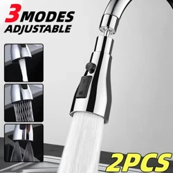 2PCS Tolu-Tulaga Fetuuna'iga Faucet Faucet Fa'alautele Malosi Ta'amilomilo Frother Scraping Fufulu Fale umukuka Ta'ele