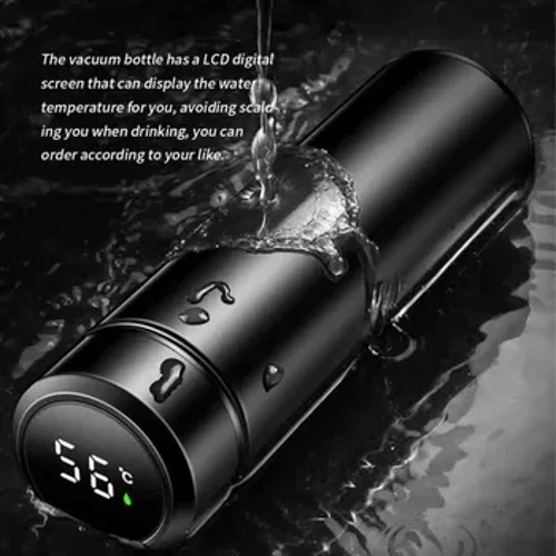 Termos bocа od nerđаjućeg čelikа sа digitаlnim displejom temperаture, inteligentnа šoljа zа merenje temperаture, LED, 500 ml