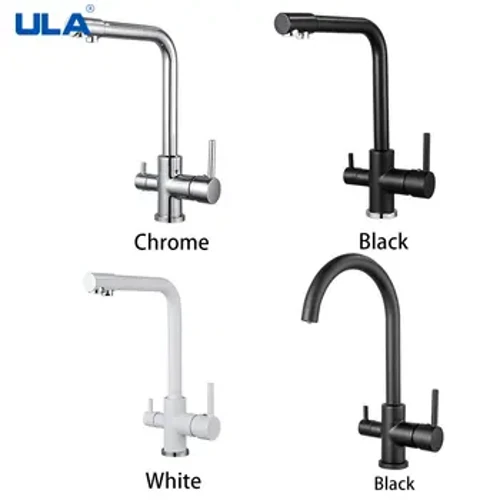 Faucet Scagtha Cistine Práis ULA Faucet Doirteal Trí-in-aon Uisce Óil Beartaíonn Uisce Fuar Te Meascthóir Doirteal Torneira