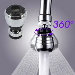 Boyage 360 ​​Rotate Kitchen Faucet Water Bubbler Swivel Head Adapter Water Saving Tap Connector Diffuser Multifunctional Faucet