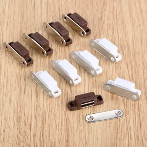 5 Pcs Kleng Magnéitesch Dier Fanger Kichen Schaf Kleederschaf Schränke Sprangschrauwen Wäiss Braun Schrank Hardware 27x10mm
