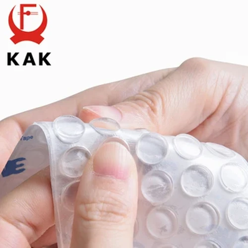 KAK 30-80 Grain Silicon Dorazy dverí Podložka Priehľadná guma Kuchynská skrinka Záchytky Samolepiace tlmiče nárazníkov Nábytkové kovanie