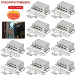 10 Pcs Oso indartsuak Ateko Iman Magnetic Snappers Fagnetic Snapper Ateko Iman Armairua Altzariak Hardware Xurgatze Latchak
