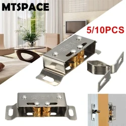 MTSPACE 5/10pcs Stoper in acciaio inossidabile per l'armadio dell'armadio Cucina fermamente hardware cattura in acciaio inossidabile in acciaio inossidabile