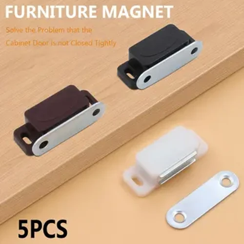 Bộ 5 Tủ Nam Châm Chốt Cửa Bắt Bếp Tủ Tủ Quần Áo Tủ Quần Áo Ngăn Kéo Từ Gần Hơn Nội Thất Gia Đình Phần Cứng
