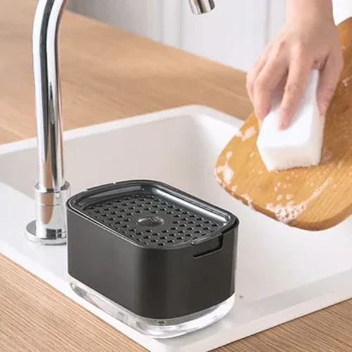 Dispenser Sabun Portabel Pompa Busa Pembersih Pompa Cairan Dispenser Wadah Manual Tekan Kamar Mandi Rumah Dapur Aksesoris Bersih