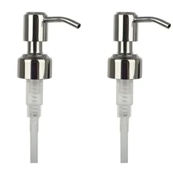 Buse de distributeur de savon liquide pour les mains, buse de cuisine en acier inoxydable pour évier en mousse, accessoires de buse de distributeur de savon liquide, fournitures de salle de bains
