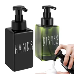 450/600ML Dispenser Sabun Berbusa Dapur Meja Piring Sabun Tangan Cairan Wadah Botol Kosong Botol Busa Isi Ulang