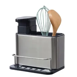 ʻO ka mea hoʻoheheʻe kopa hao hao me ka paʻa ʻana i ka huʻihuʻu multifunctional kitchen sink hoʻonohonoho no ka mea holoi holoi kīʻaha.