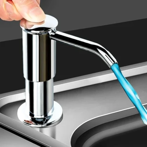 Kitchen Sink Soap Dispenser Upgraded Extended Tube Pump Dispenser Sink Countertop Installation para sa Detergent at Hand Sanitizer