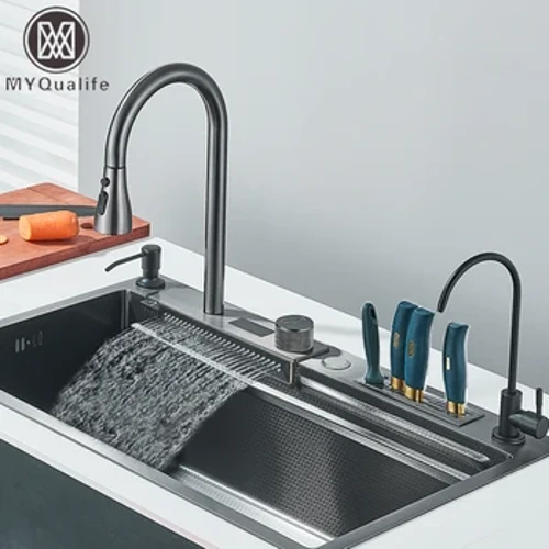 304 u'amea u'amea afu umukuka Sink Tasi Tasi Fa'atasi Fa'aigoa Fa'aaliga Faucet Set fasimoli tu'u atu naifi laupapa.