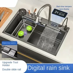 Doirteal Cistine Eas Doirteal Cruach Dhosmálta Topmount Doirteal Nigh Sliotán Mór Aonair Le Faucet Eas dteagmháil Ilfheidhmeach
