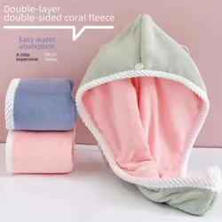 Duebelschicht Verdickte Pure Koteng Absorbent Schnelldrockend Hoer Handduch Cap Antibakteriell Eegeschaften
