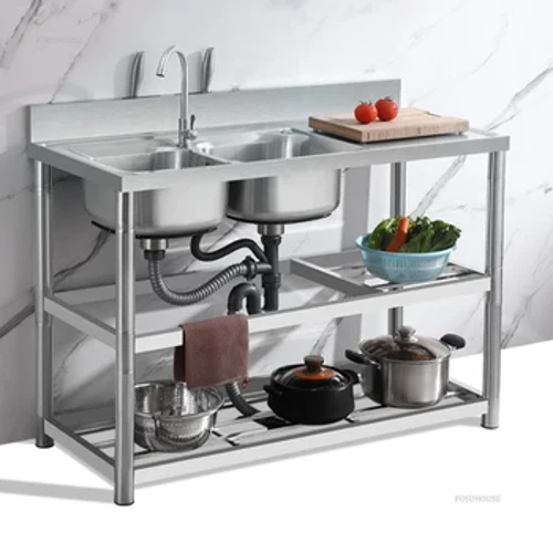 Pākuʻi Kūʻai Kūʻai Kūʻai Kūʻai Kūʻai Māmā Maikaʻi Kūʻai Kūʻai Kūʻai Countertop i hoʻohui ʻia i ka pā me ka pahu holoi holoi kīʻaha.