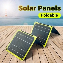 ʻO JMUYTOP ʻO waho o ka ʻaoʻao ʻē aʻe ka mana ʻo Panel Solar Portable 5v 21w 40W kelepona kelepona paʻa PD 20w QC 3.0 9V 12V No ka waihona mana USB A C