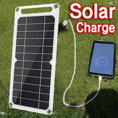 5V 10W Zonnepaneel Uitgang USB Buiten Draagbaar Zonnestelsel Mobiele Telefoon Oplader Zonnepaneel Batterij Module Power Panel Vergroot 1