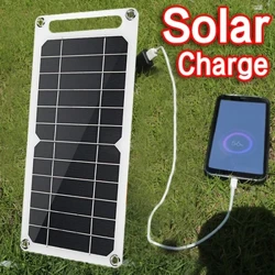5V 10W Zonnepaneel Uitgang USB Buiten Draagbaar Zonnestelsel Mobiele Telefoon Oplader Zonnepaneel Batterij Module Power Panel Vergroot 1