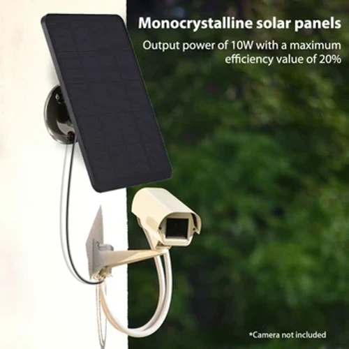 10W 5V Solar Panel 2 in 1 Charging IP65 Waterproof Portable Solar Panel 360 Adjustable Bracket Monocrystalline for Lights Lamp
