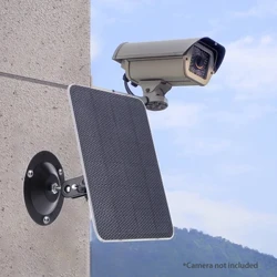 Gwefrydd Celloedd Solar Awyr Agored Panel Solar 10W 5V ar gyfer Camera Diogelwch IP Teledu Cylch Cyfyng Gwrth-ddŵr Pŵer Haul Codi Tâl Panel Diogelwch Camera