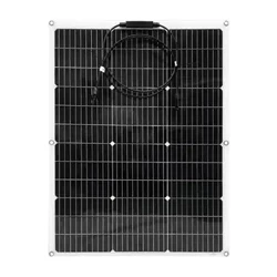 GGJ 80W 18V Çeýe gün paneli 12V öý PV ulgamy RV gaýyk ýokary netijelilik gün batareýasyny kempirlemek üçin birleşdiriji suw geçirmeýän ulgam