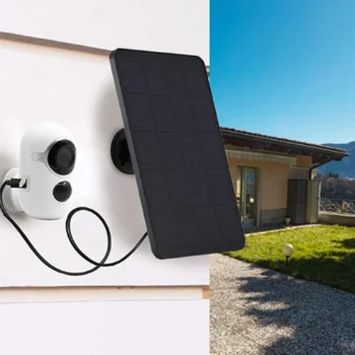 10w 5V Waterproof Solar Panel 2 in 1 Charging Ip Security Camera Charger Power Supply for Lights Lamp