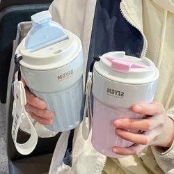 400ml rostfritt stål läckagesäkra vakuumflaskor Kaffe termosflaska termisk mugg kaffekopp utomhus portabel dryck resemugg