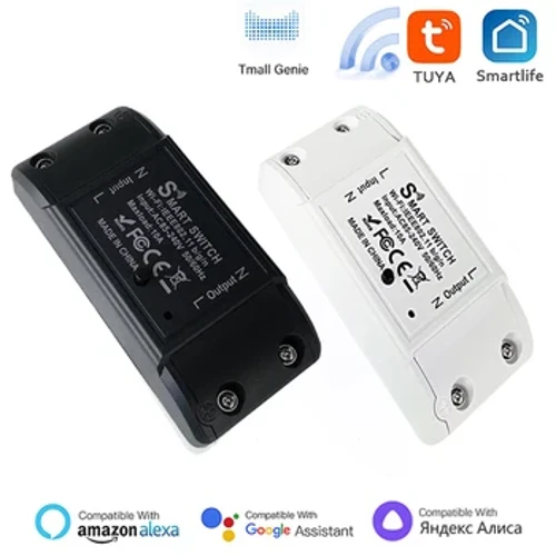 Tuya WiFi Akıllı Işık Anahtarı Evrensel Kesici Zamanlayıcı Akıllı Yaşam APP Kablosuz Uzaktan Kumanda Modülleri Alexa Google Home Üzerinden Çalışmak