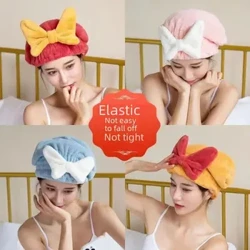 Extra Strong Absorption Quick Drying Cute Thickened Hair Tie Babae Pagpatuyo ng Buhok Tuwalyang Walang Pagbuga Kinakailangang Tie
