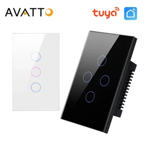 AVATTO ZigBee Wall Touch Smart Light Switch Smart Life/Tuya APP Diaľkové ovládanie Funguje s Alexa Google home